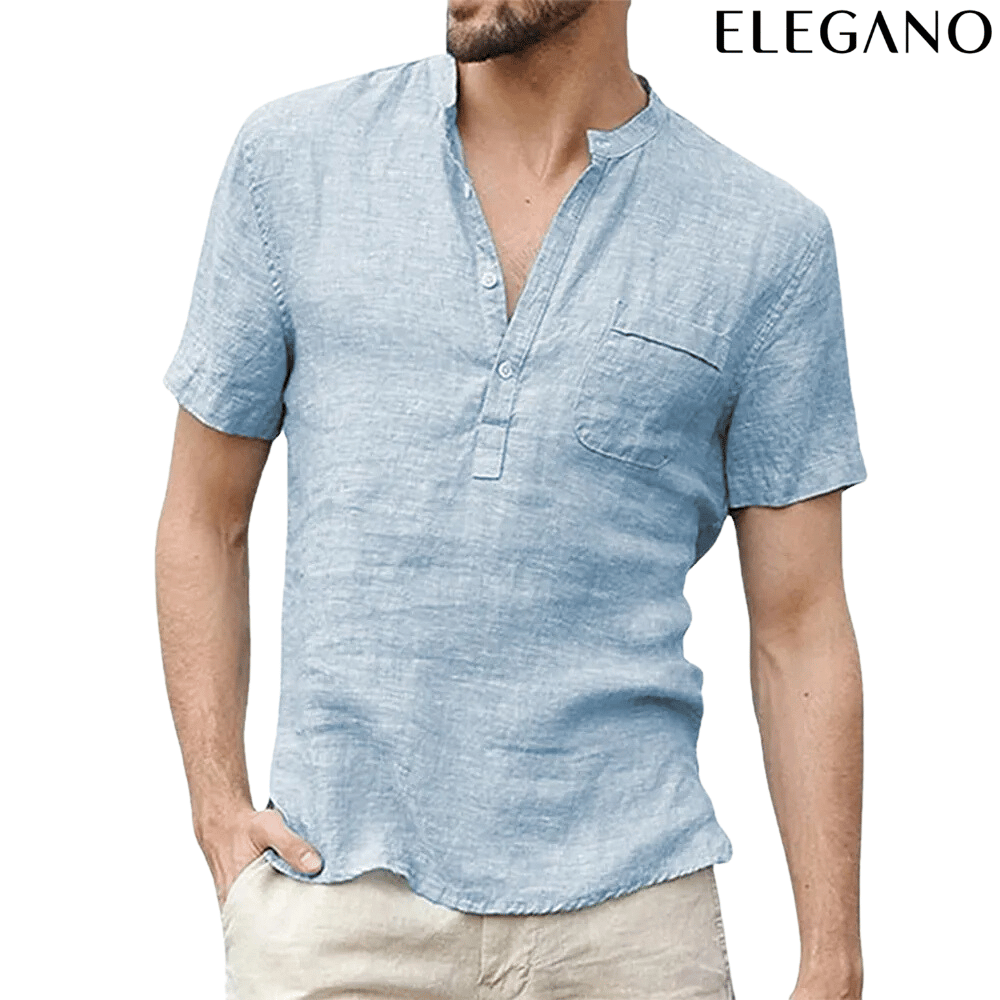 Camiseta Masculina de Linho Limen.