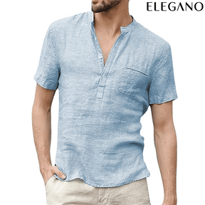 Camiseta Masculina de Linho Limen.