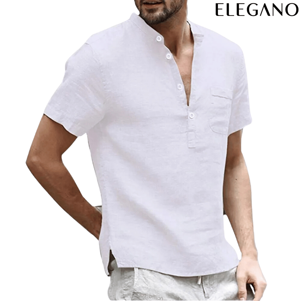 Camiseta Masculina de Linho Limen.