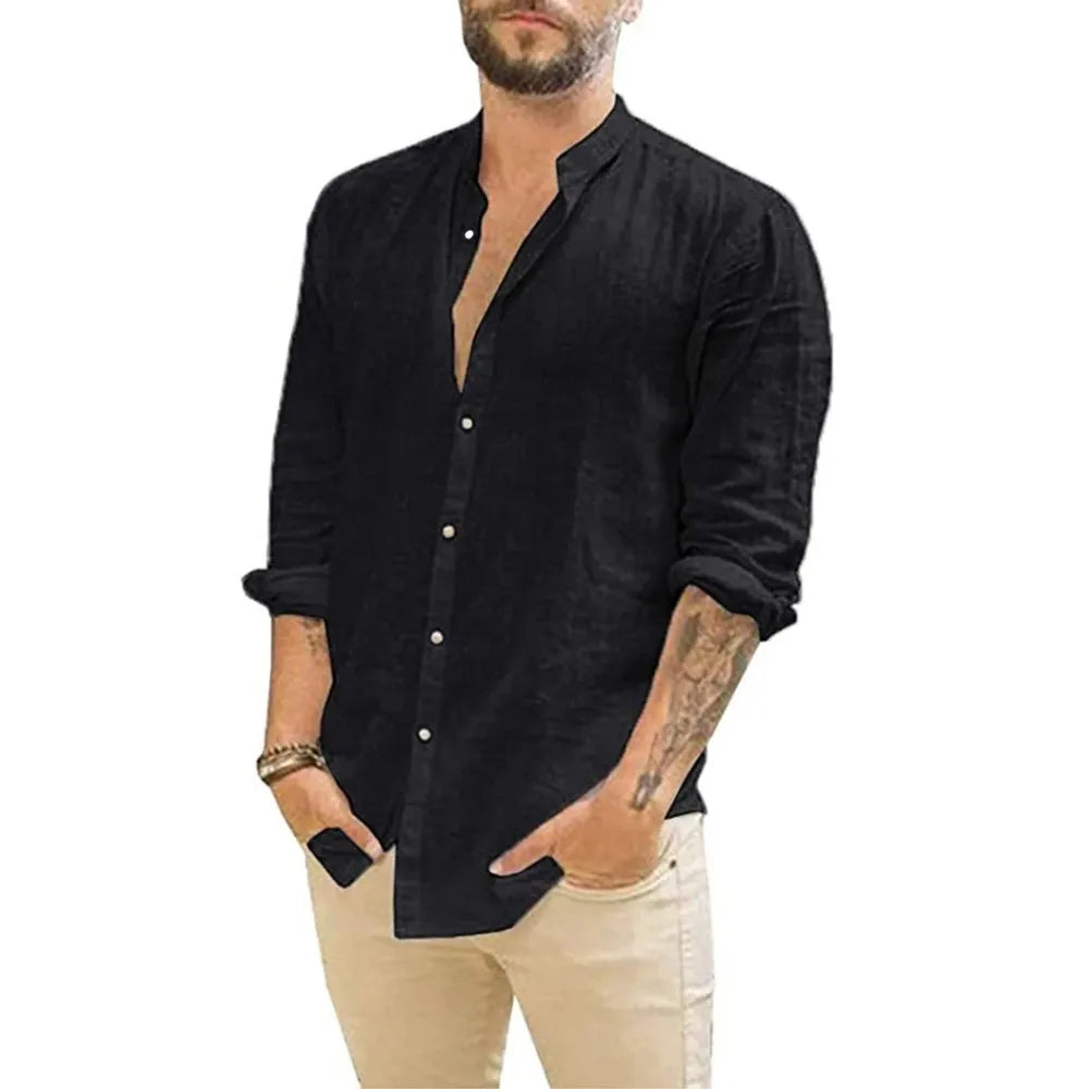 Camisa de Linha Stand-Up.