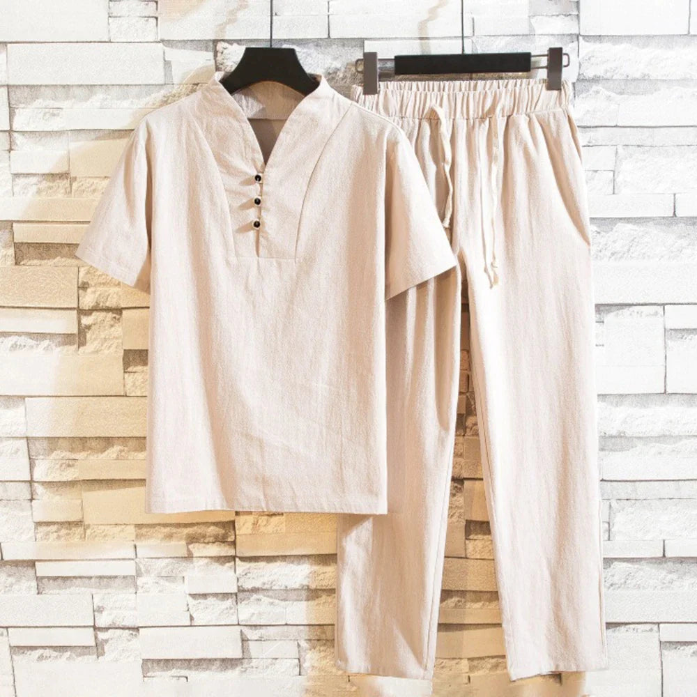 Conjunto Camisa + Calça de Linho MIAMI.
