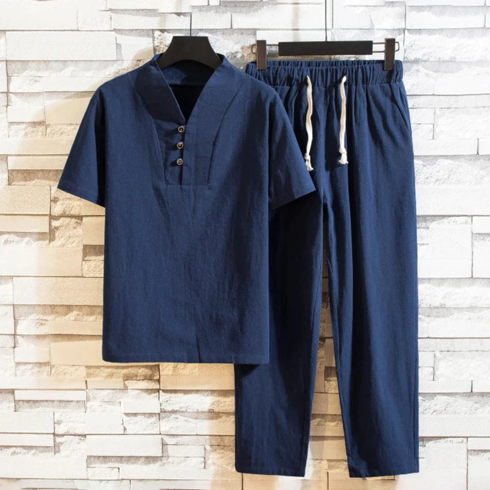 Conjunto Camisa + Calça de Linho MIAMI.